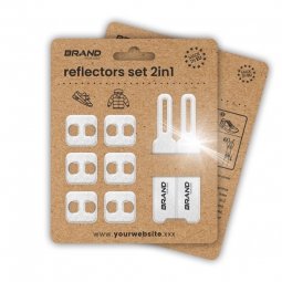 2 in 1 Set | Zip Pullers - Shoe Reflectors