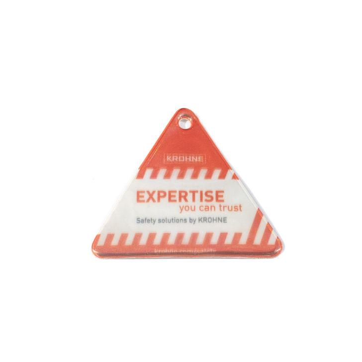 Triangle reflective soft hanger