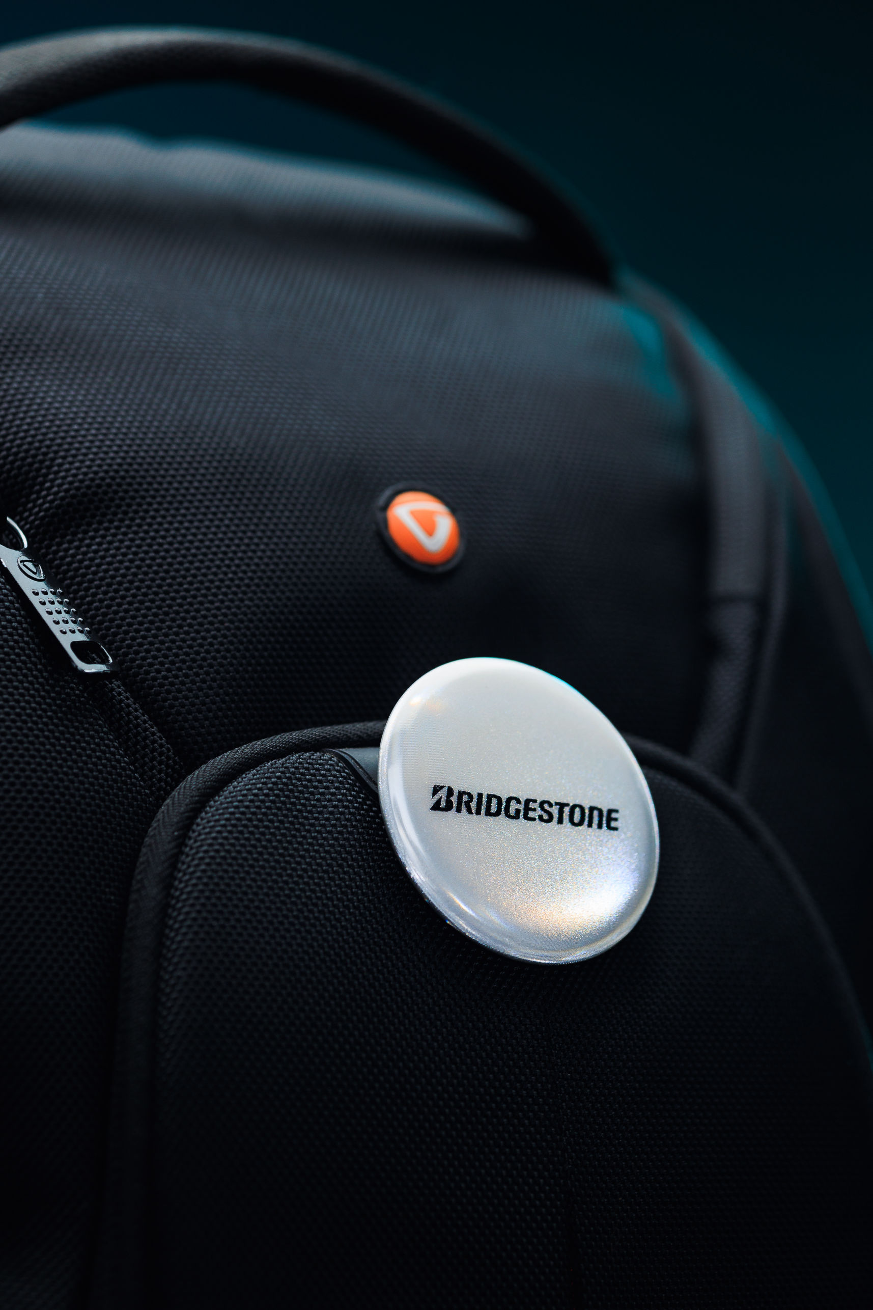 Branded reflective button