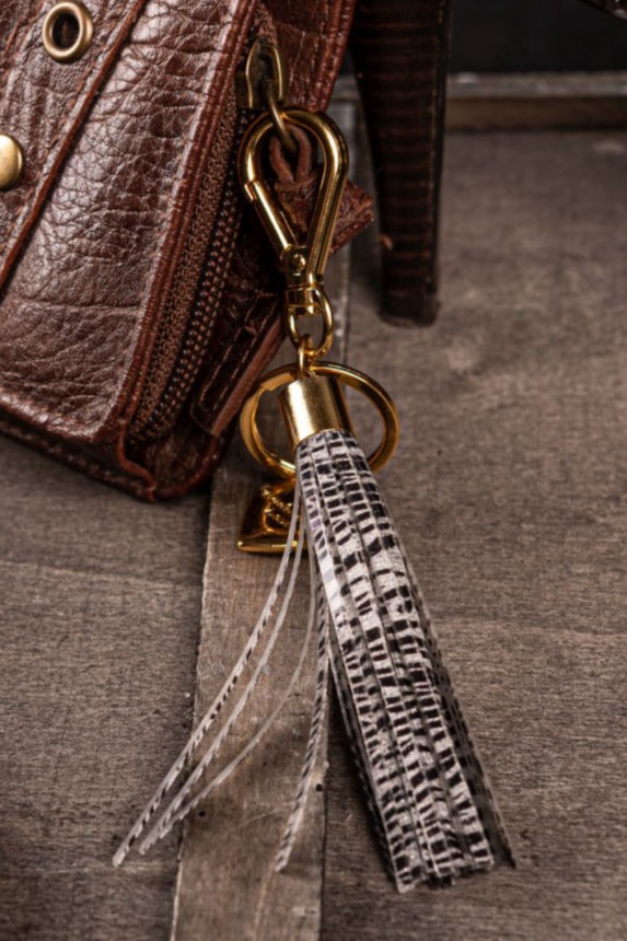 Be safe with reflective tassel
